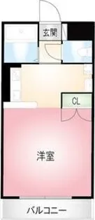 THUマンション【4階】の間取り