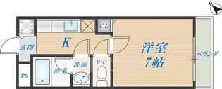 ベルドミール末広3番館【2階】の間取り