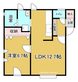 ソレイユN【2階】の間取り