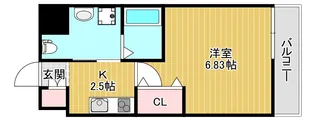 LiveCasa千林大宮【2階】の間取り