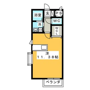 ビス クローマ(Bis croma)【1階】の間取り