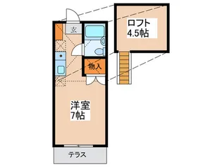 クオ-レむさし台【1階】の間取り