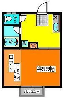 パークハイツ泉【1階】の間取り