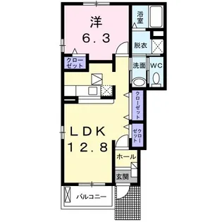 グラン・ポワールA【1階】の間取り