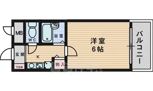 ラ・フォーレ豊中【3階】の間取り