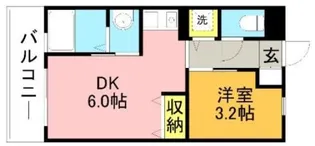 リード桜坂【13階】の間取り