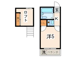 ヴィラ白楽【2階】の間取り