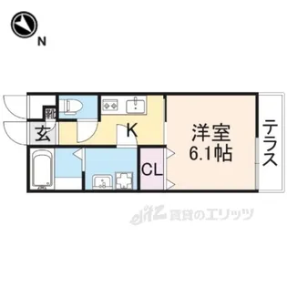 ジーメゾン上野【3階】の間取り