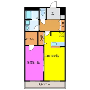 BELLA VITA【3階】の間取り