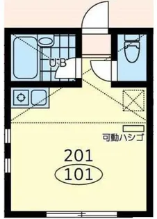 サザンみなとみらい御所山【2階】の間取り
