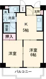 三越ゼームス坂マンション【4階】の間取り