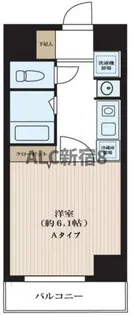 ドミール池袋立教通り【6階】の間取り