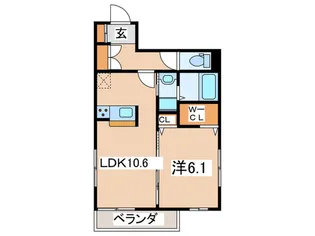 エトワール【2階】の間取り
