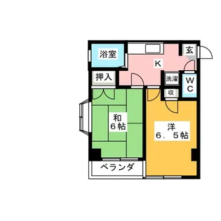 ヴィラ高安【3階】の間取り