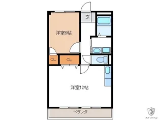 フォーテューナ【2階】の間取り
