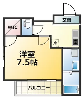 フジパレス南正雀2番館【1階】の間取り