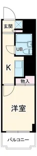 ベル島田【4階】の間取り