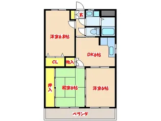 サンフィール串木野【3階】の間取り
