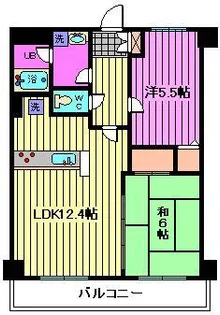 ビエラコート南浦和【11階】の間取り