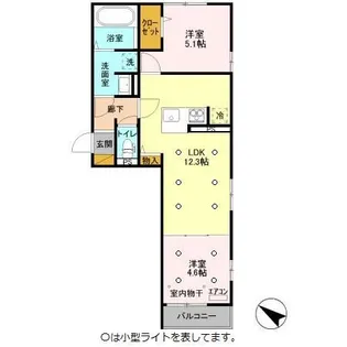 マニフィーク【2階】の間取り