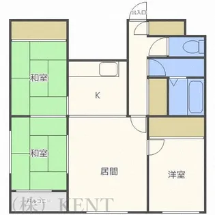 サン山の手【3階】の間取り