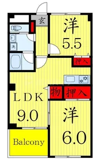 プルニエV【2階】の間取り