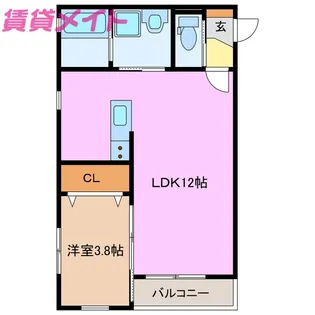 L’Oiseau bleu【3階】の間取り