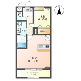 エレガンス(Elegance)【1階】の間取り