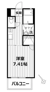 フォルスXIV【2階】の間取り