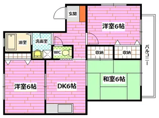 ワングレース成本【2階】の間取り