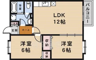 ルーミナスIKEDA3【2階】の間取り
