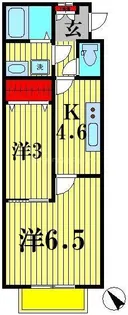 デュオーラ西原【2階】の間取り