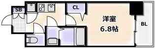 ファーストフィオーレ難波南パークサイド【12階】の間取り