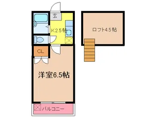 サンヒルズ和白東【2階】の間取り