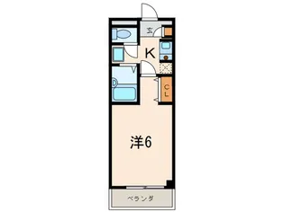 ラ・ビスタ藤江【5階】の間取り