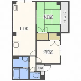 リズム澄川【4階】の間取り