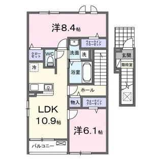 シティコート【2階】の間取り