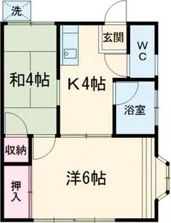 小野田マンション【2階】の間取り
