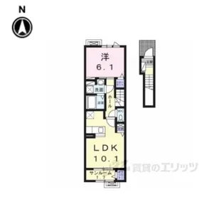 フェルメール【2階】の間取り