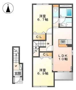 ゴーシュグランY【2階】の間取り