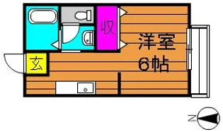 エポック鴨方【2階】の間取り