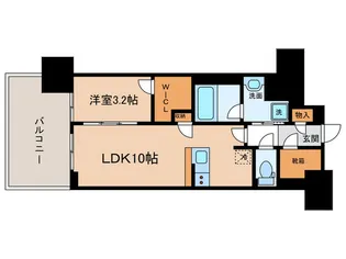 リニアゲートタワー名古屋【2階】の間取り