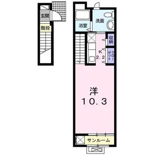 エルファ【2階】の間取り