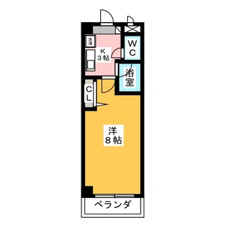パールハイツ【3階】の間取り