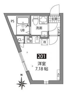 アザレア板橋【2階】の間取り