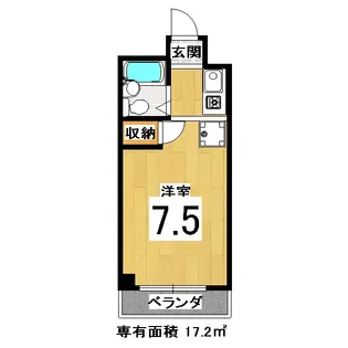 シャトレ カルマン【2階】の間取り