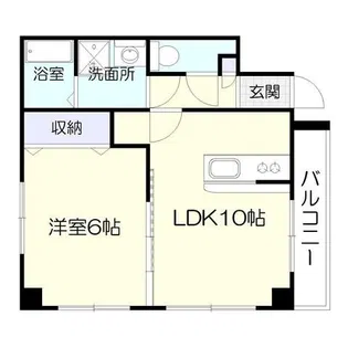 プロムナードK【8階】の間取り