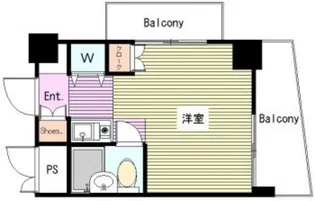 ジュヒロプラザ赤羽【8階】の間取り