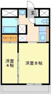 エスコート9【6階】の間取り