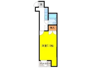 フィットネスマンション マルサン【3階】の間取り